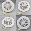 NEWDAYS brand cross-border new bedroom fan lamp, seven-blade detachable lamp head/ceiling-mounted outdoor courtyard energy-saving lighting, remote control dimming, waterproof and dustproof, best-selling fan Specification image